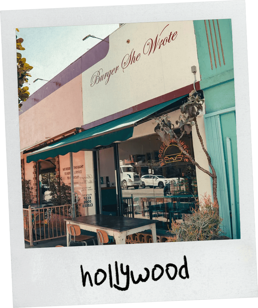 Order from Hollywood Burger She Wrote Location